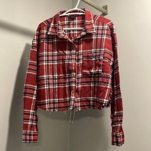 Cropped Flannel - LARGE